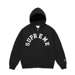 [FLOMMARKET] SUPREME 24SS X CHAMPION FULL ZIP HOODIE 拉鍊外套 黑色