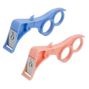2PCS multifunctional circular peeler fruit peeler plastic orange peeler apple peeler