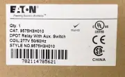 EATON 9575H3H010 DPDT Relay 277 VDC With Auxiliary Switch