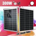 300W 12V Fixed Bifacial Shingled Solar Panel Mono Home Caravan Camping Charging
