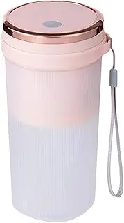 Mini Blenders,Portable Blender,Smoothie Juicer Cup,Four Blades in 304 Stainless Steel,USB Rechargeable Home Travel Handheld Fruit Juicer Used in Smoothies and Shakes (Pink)