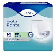 Tena Pants Super (M) X 12 (Limit 4 per order)