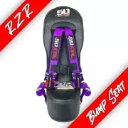 Middle Bump Seat & Purple Harness Polaris RZR XP1000 S 900/1000 XP Turbo