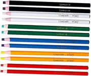 ibasenice Grease Pencils Pull String 12 Pack Crayon Pencils Easy to Use No Need to Sharpen Great for Artists