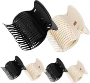 SAFIGLE 12Pcs Hair Curler Clips Hot Roller Claw Clips for Hair Styling for Women for Curling Fixing Convenient Hair Styling Tools