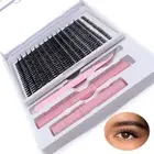 with Glue Cluster Lashes Kit Mixed Length False Eyelashes Eyelash Extension