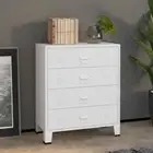Industrial Metal Chest of Drawers Sideboard Dresser Storage Rack Table Cabinet