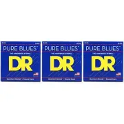 DR Strings PB6-30 Pure Blues Quantum-nickel/Round Core Bass Guitar Strings -