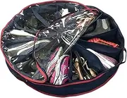 Shoe organizer for cabinet, shoe organizer under the bed, 10 dividers, round shoe organizer, multifunctional shoe bags, portable shoe bag, cabinet organizer and storage, Single, Single attribute,