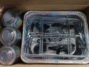 folding chafing dish buffet set with fuel