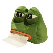 Llca Pepe The Frog Tissue Box - Perfect Decoration As A Gift - Plush Toil No.8