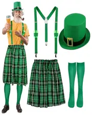 Irish Man St Patricks Costume Accessory Set