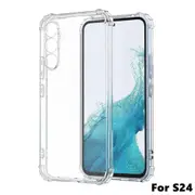 Samsung S24 S23 S22 S21 S20 FE Ultra Clear Back Case Shockproof Bumper Cover