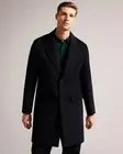 Ted Baker Raydon Men's Blue Overcoat Peacoat Jacket Wool Size 6 2XL $575 NEW