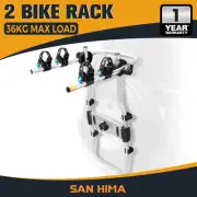 San Hima 2 Bike Carrier Spare Tire Rack Foldable Bicycle Bike Rack Rear Car