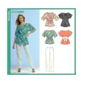 New Look Sewing Pattern 6714 Top Tunic Pants Misses Size 6-16