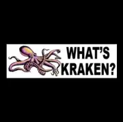 Funny "WHAT'S KRAKEN?" Clash of the Titans BUMPER STICKER Greek mythology decal