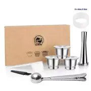 Reusable Coffee Capsule Stainless Steel Refillable Filter Espresso Coffee Pods
