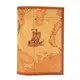 【Alviero Martini 義大利地圖包】護照夾-地圖黃