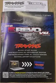 Traxxas® 1/16 E-Revo® Manual Parts List Exploded Views Model 71076-3 FREE SHIP