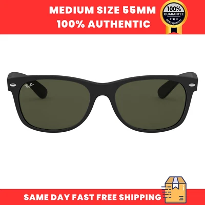Ray-Ban Sunglasses RB2132 622 Black Square G-15 Green Classic Non-Polarized 55mm