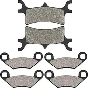 AHL Front and Rear Brake Pads for Polaris 500 Sportsman HO/EFI 2003-2008 500 Sportsman X2 2006-2008 500 Scrambler 4x4 2005-2012 600 Sportsman 4x4 2003-2005 700 Sportsman (All models) 2002-2007