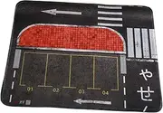 TENOL 1:64 Scale Underground Garage Parking Lot Mat 12 Inchx10 inch Nonslip Desktop Rolled up for Children Parking Garage Mouse Pad