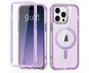 iPhone 14 Pro Max Case,Shockproof Phone Case ,Scratch-Resistant Back Cover-Light Purple