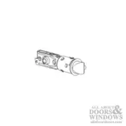 Weslock Deadbolt Latch For Interconnected Lock Weslock 15145XD Satin Chrome Lock