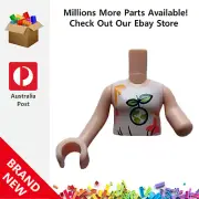 Genuine LEGO™ Light Nougat Torso Mini Doll Girl White 406 6429023 New
