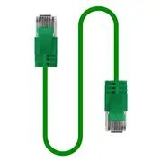 Cruxtec Universal Ultra-Thin CAT6A U/UTP Ethernet LAN Cable Cord 10m Green