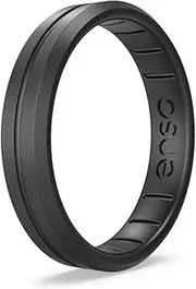 Enso Rings Thin Contour Silicone Ring | Handmade in The USA | The Premium Fashion Forward Silicone Ring | Lifetime Quality Promise