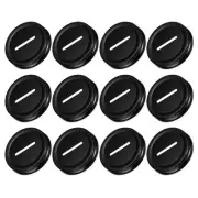 50Pcs 70mm/2.76" Coin Slot Bank Lid Inserts for Mason Jar Canning Cap, Black