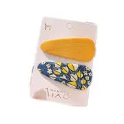 3 Set Simple Fabric Color Matching BB Clip Girls Hair Accessories