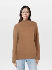 Brown Alpaca Knit Jumper
