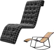 ccuzs Elegant Design Chair Cushion, Comfortable Recliner Pad, Lawn Furniture Cushions, Versatile Chair Seat Pads 160x50x8cm for Home Comfort, Decoration, Indoor, Outdoor, Multicolor