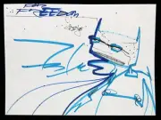 FUTURA 2000 Drawing signed + Sticker banksy,shepard fairey,snik,seen,invader
