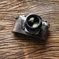 在飛比找蝦皮購物優惠-cam-in Nikon FM2 尼康相機牛皮真皮保護皮套 