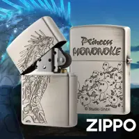 在飛比找momo購物網優惠-【Zippo】吉卜力-魔法公主：螢光巨人&木靈防風打火機(美