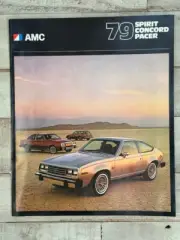 1979 AMC 24-page Original Car Sales Brochure Catalog - AMX Spirit Concord Pacer