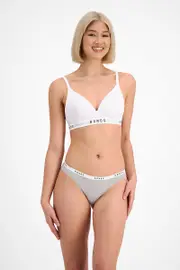 [Bonds] Bonds Women's Originals G-String in Original Grey Marle Size: 12 12 Original Grey Marle