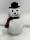 Snowman Christmas Decorative Plush Pillow with Scarf New