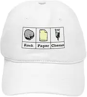 [CafePress] Rock Paper Chemo Cap Adjustable Baseball Cap