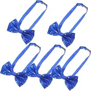[COHEALI] Adjustable Sequin Bow Ties for Sparkly Glitter Bowties for Stage Performances Graduations and Daily Wear Dazzling Party Accessories