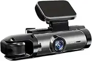 Multifunctional 1080P WiFi Dual Camera Cam Cars Front and Inside Car Camera with IR Night Vision Loop Recording Wide Angle Car DVR Easy Installation(No SD Card)