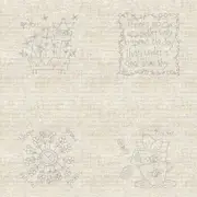 Patchwork Quilting Linen Printed Fabric Blume and Grow by Natalie Bird