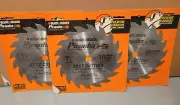 3 new Black & Decker 7 1/4" Circular Piranha Carbide Saw Blades 18 Teeth