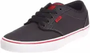 size 9.5- Vans Atwood Low Skateboard shoe Black / Chili