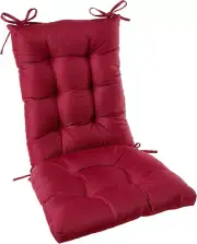 Rocking Chair Cushion Premium Tufted Pads Non Skid Slip Backed Upper and Lower w