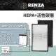 RENZA濾網 適用Panasonic國際牌 F-VXP70W VXP70 空氣清淨機 HEPA活性碳 濾芯